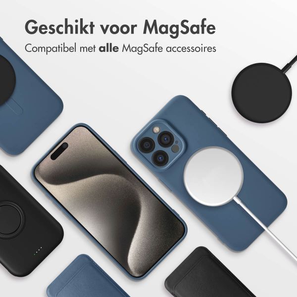 imoshion Color Backcover met MagSafe iPhone 15 Pro Max - Donkerblauw