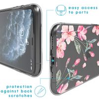 imoshion Design hoesje iPhone 11 Pro - Bloem - Roze