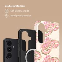 Selencia Vivid Back Cover with MagSafe Samsung Galaxy S26 - Paisley Blush