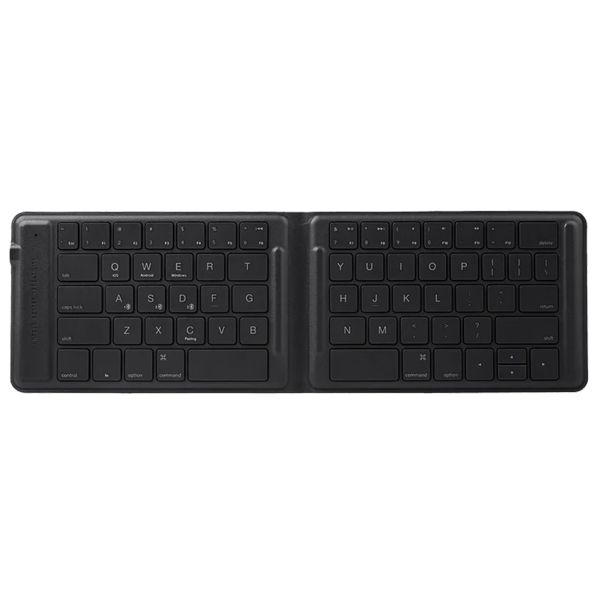 Uniq Forio Opvouwbaar bluetooth QWERTY toetsenbord - Draadloos toetsenbord - Chalk Grey