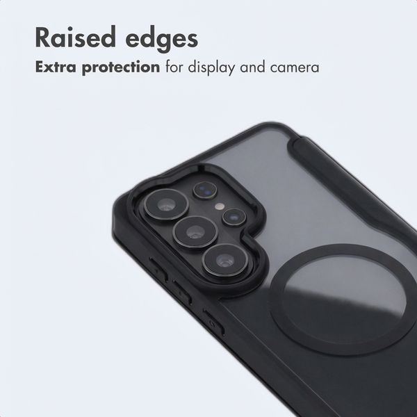 imoshion Transparent Bookcase with MagSafe Samsung Galaxy S26 Ultra - Black