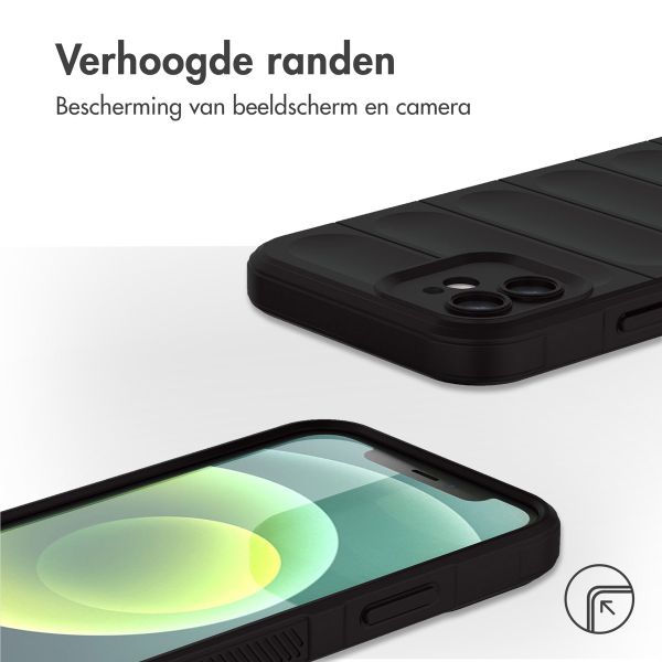 imoshion EasyGrip Backcover iPhone 12 - Zwart