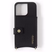 Dutchies MagSafe Backcover met pashouder Apple iPhone 13 Pro Max - Telefoonkoord niet inbegrepen - Zwart