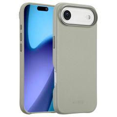 Accezz Leather Back Cover with MagSafe Apple iPhone Air - Light Grey