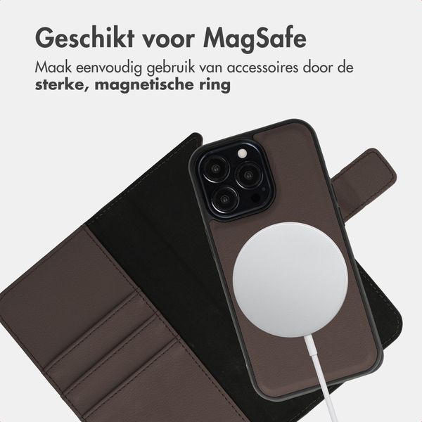 imoshion Uitneembare 2-in-1 Luxe Bookcase Apple iPhone 13 Pro - Bruin