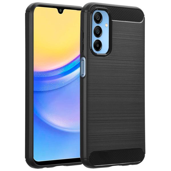 imoshion Brushed Backcover Samsung Galaxy A15 (5G/4G) - Zwart