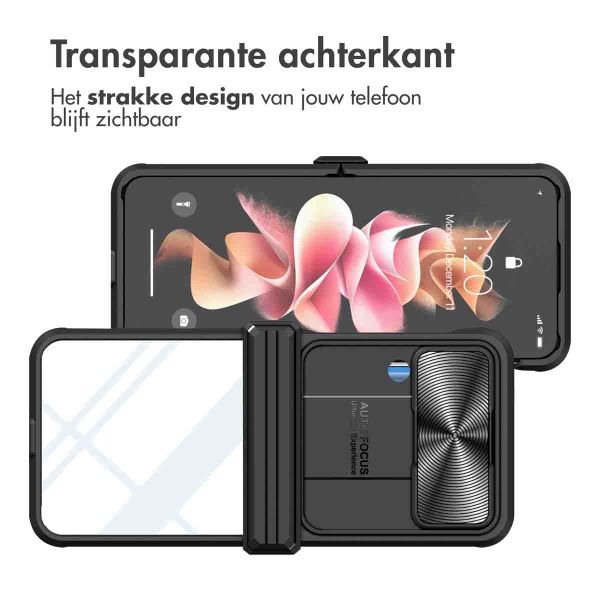 imoshion Camslider Backcover Samsung Galaxy Z Flip 4 - Zwart