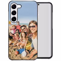 Ontwerp je eigen hardcase hoesje Samsung Galaxy S23 - Zwart