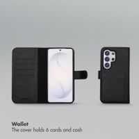 Selencia Olyn Detachable Bookcase with MagSafe Samsung Galaxy S26 Ultra - Black