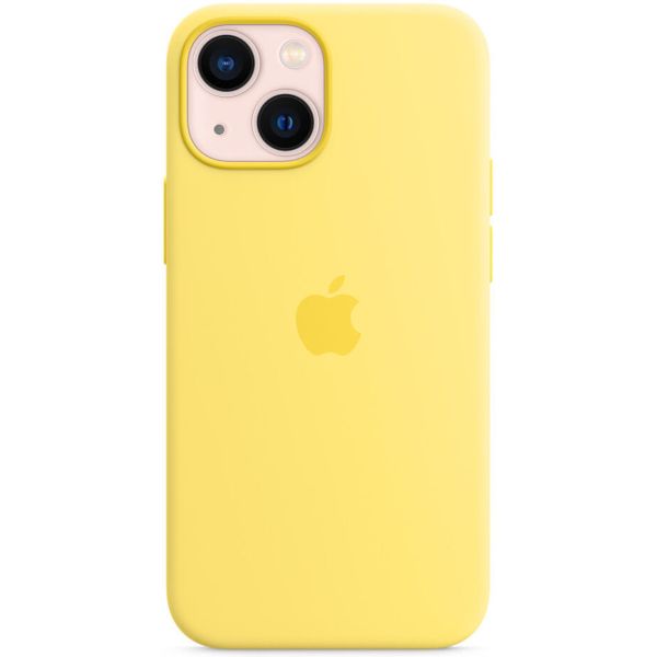 Apple Silicone Backcover MagSafe Apple iPhone 13 Mini - Lemon Zest