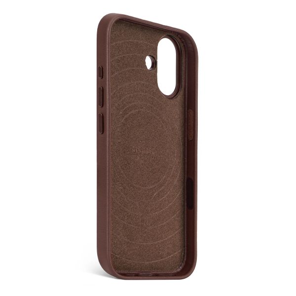 Decoded Leather Backcover MagSafe Apple iPhone 17 - Chocolate Brown