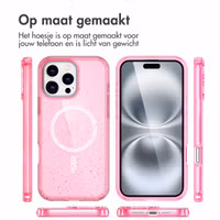 imoshion Sparkle Backcover met MagSafe Apple iPhone 16 Pro Max - Glitter Roze