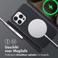 imoshion Color Backcover met afneembaar koord MagSafe Apple iPhone 15 Pro Max - Zwart