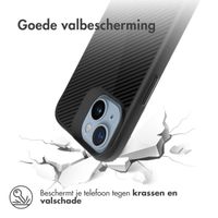 imoshion Rugged Hybrid Carbon Case Apple iPhone 15 Plus - Zwart