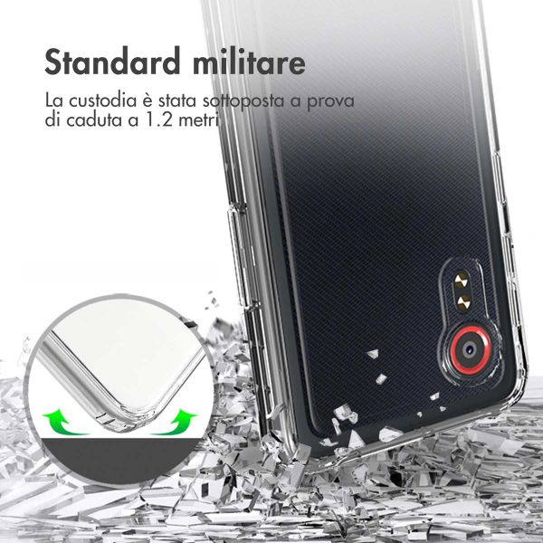 Accezz Xtreme Impact Backcover Samsung Galaxy Xcover 5 - Transparant