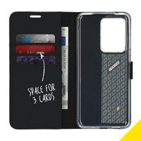 Accezz Wallet Softcase Bookcase Samsung Galaxy S20 Ultra - Zwart