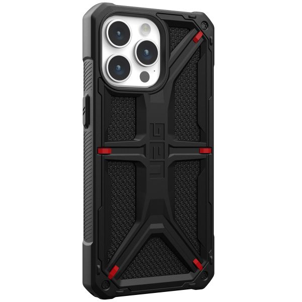 UAG Monarch Backcover Apple iPhone 15 Pro Max - Kevlar Black