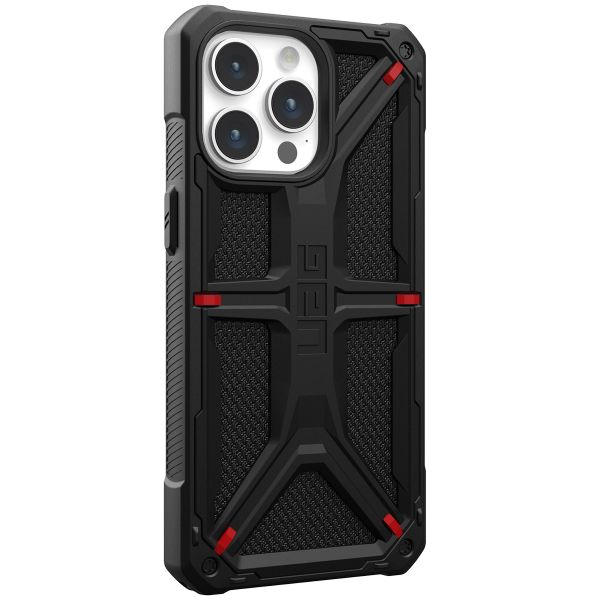 UAG Monarch Backcover iPhone 15 Pro Max - Kevlar Black