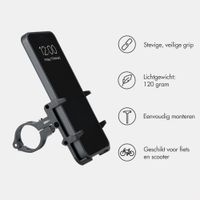 imoshion Aluminium Telefoonhouder Fiets - Lichtgewicht - Universeel - Zwart