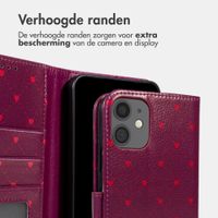 imoshion Design Bookcase Apple iPhone 12 (Pro) - Crush Check Coral Dust