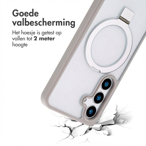Accezz Ring Stand Backcover met MagSafe Samsung Galaxy S24 Plus - Grijs