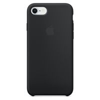 Apple Silicone Backcover Apple iPhone SE (2022 / 2020) / 8 / 7 - Zwart