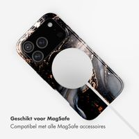 Selencia Vivid Backcover met MagSafe Apple iPhone 17 Pro - Chic Marble Black