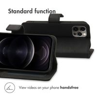 imoshion Luxury Bookcase Apple iPhone 12 (Pro) - Black