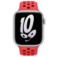 Apple Nike Sport Band Apple Watch Series 1 t/m 11 / SE / Ultra (44/45/46/49 mm) - Bright Crimson / Gym Red