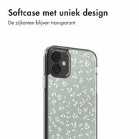 imoshion Design hoesje Apple iPhone 11 - Smoke Green Flowers