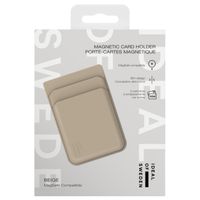 iDeal of Sweden MagSafe / Magnetic Card Holder - Kaarthouder - Perfect Beige