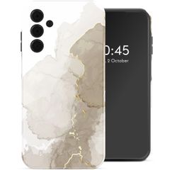 Selencia Vivid Backcover Samsung Galaxy A15 (5G) - Marble Light Brown