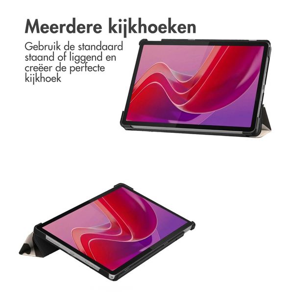 imoshion Design Trifold Bookcase Lenovo Tab M11 - Leopard