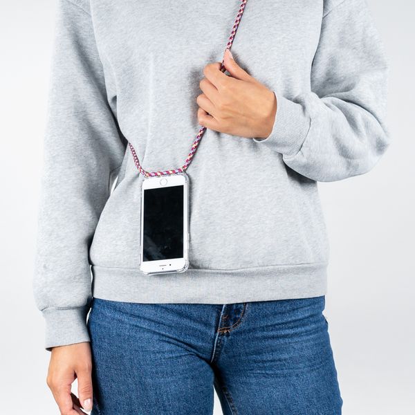 imoshion Backcover met koord Samsung Galaxy A70 - Purple Multicolor
