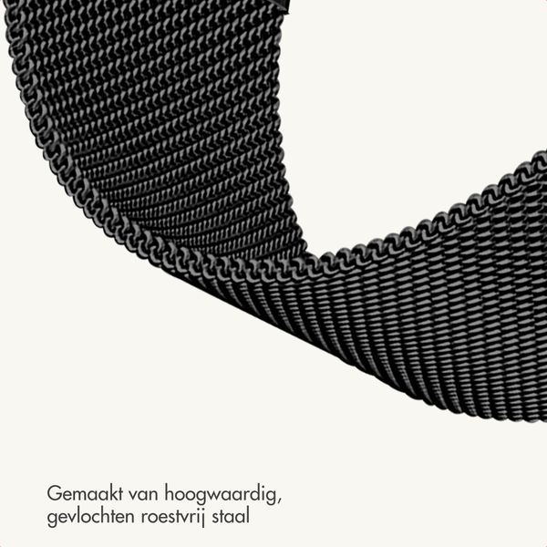 imoshion Milanees magnetisch bandje  - Universeel 18 mm aansluiting - Zwart