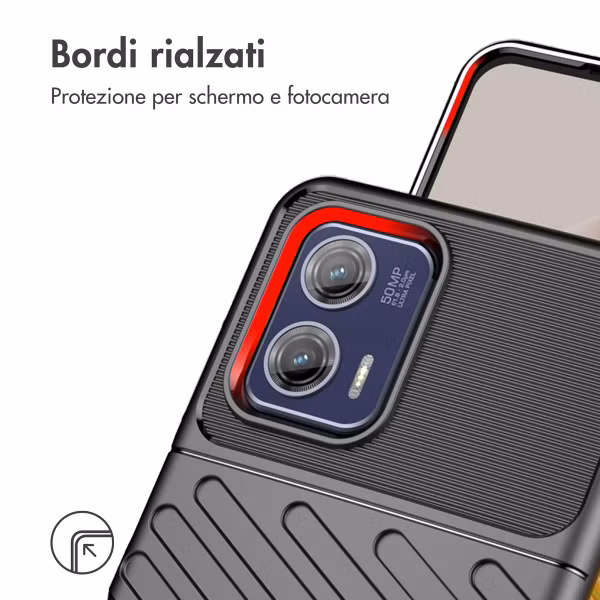 imoshion Thunder Backcover Motorola Moto G73 - Zwart
