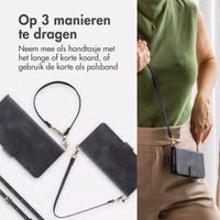 imoshion Bookcase met koord Samsung Galaxy A15 (5G/4G) - Zwart