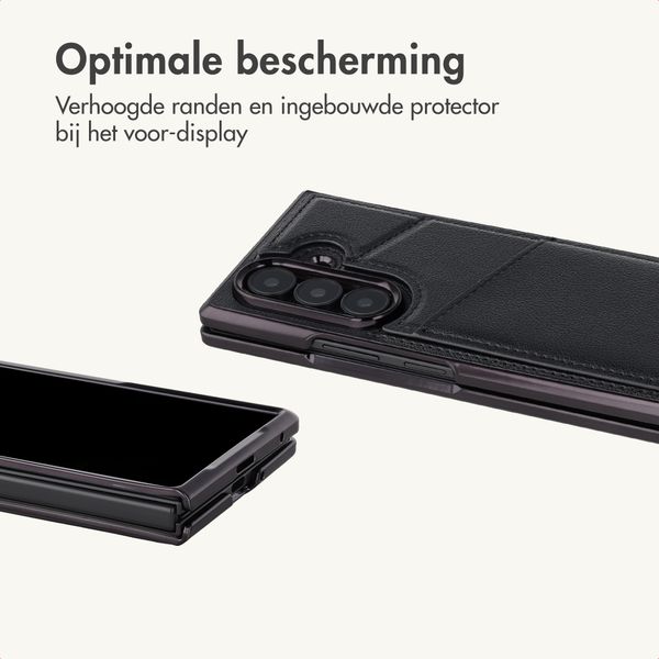 imoshion Kunstleren MagSafe Backcover met Pashouder Samsung Galaxy Z Fold 8 Ultra - Zwart