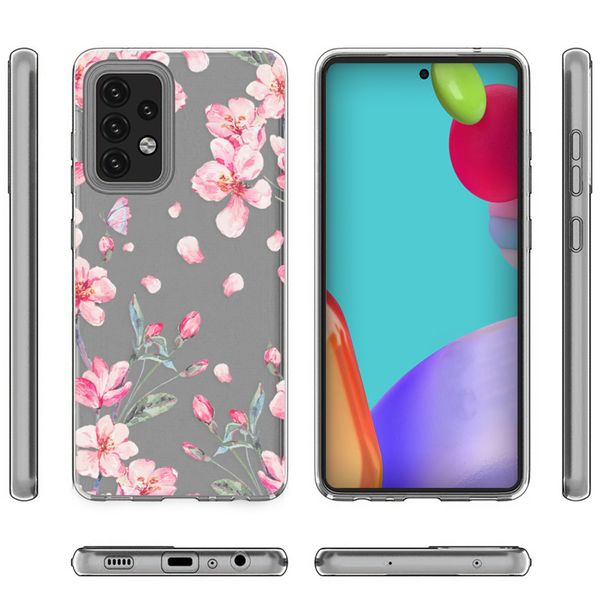 imoshion Design hoesje Samsung Galaxy A52(s) (5G/4G) - Blossom Watercolor