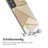 imoshion  Design hoesje Samsung Galaxy S21 FE - Graphic Beige