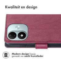 imoshion Luxe Bookcase Xiaomi Redmi Note 17 (5G) - Bordeaux