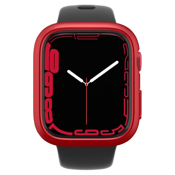 Spigen Thin Fit™ Case Apple Watch Series 7 / 8 / 9 - 45 mm - Rood