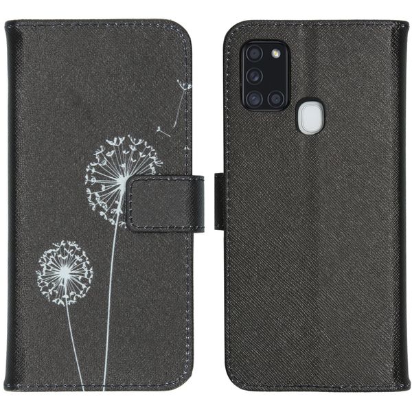 imoshion Design Softcase Bookcase Samsung Galaxy A21s - Dandelion