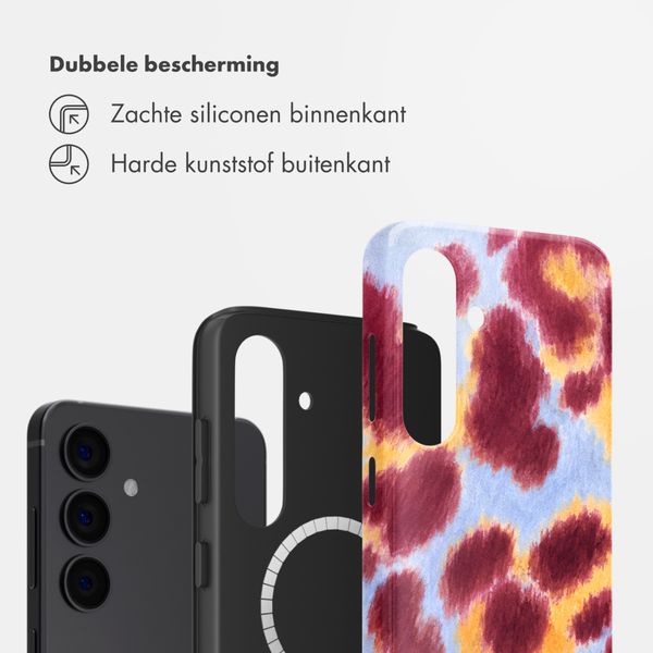 Selencia Vivid Backcover met MagSafe Samsung Galaxy S24 - Rebel Crush