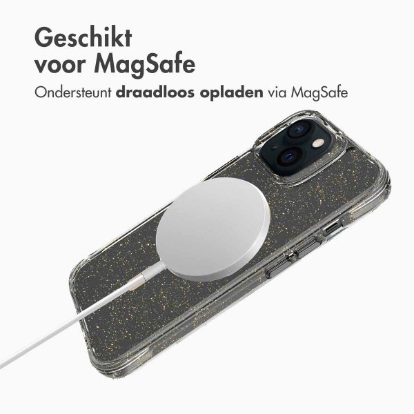 imoshion Glitter Backcover met MagSafe iPhone 15 - Goud