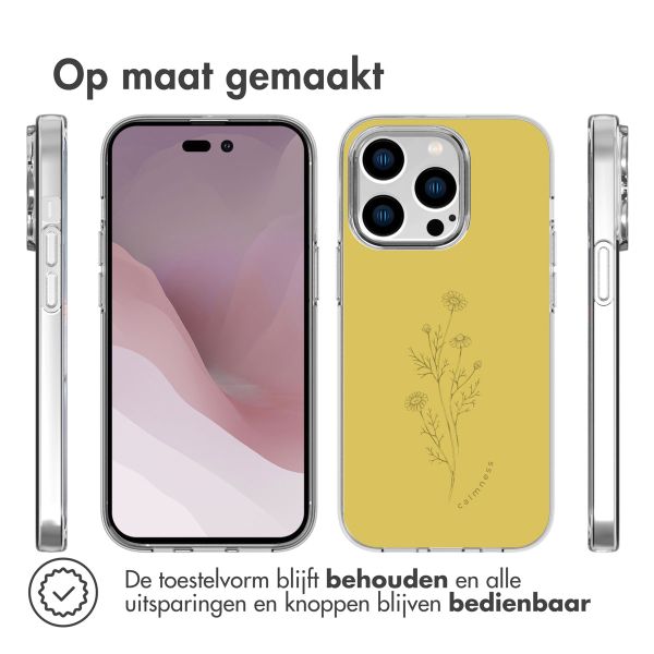 imoshion Design hoesje Apple iPhone 14 Pro - Floral Lime