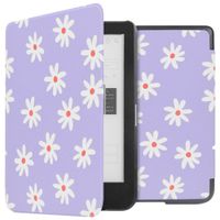 imoshion Design Slim Hard Case Bookcase Kobo Clara HD - Flowers Distance