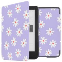 imoshion Design Slim Hard Case Sleepcover Kobo Clara HD - Flowers Distance