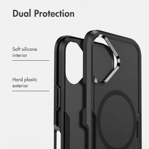 imoshion Back Cover with MagSafe Apple iPhone 16 - Black