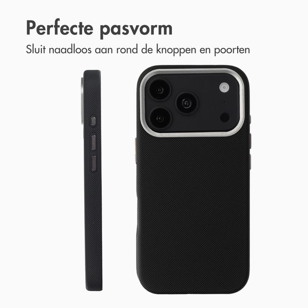 Accezz Mesh Backcover met MagSafe Apple iPhone 17 Pro - Zwart